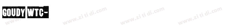 goudy Wtc字体转换